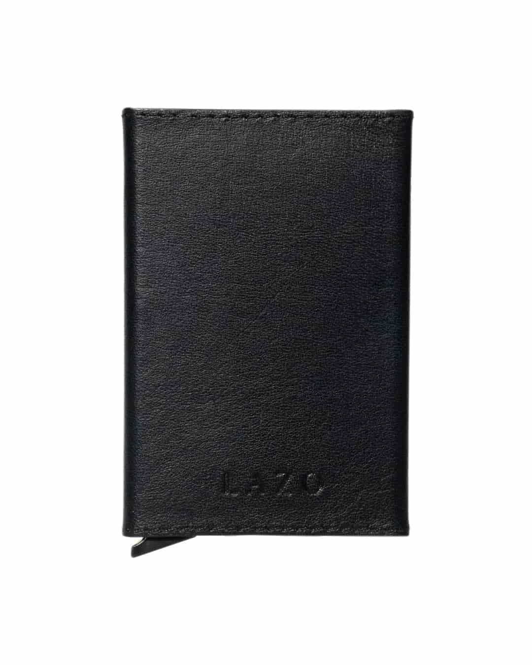 Billetera OneClick (Negra-Roja) — Con Grabado de Iniciales - miniatura 1