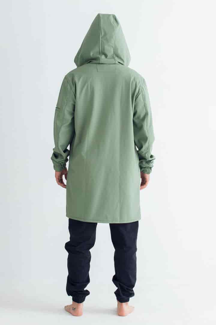 Chaqueta para lluvia verde - miniatura 4
