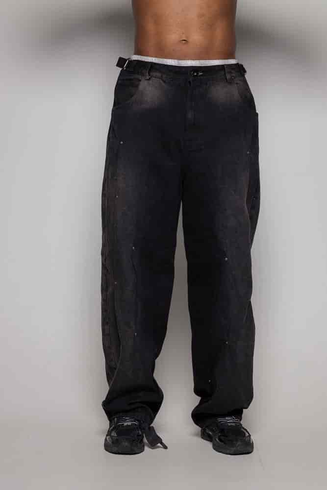 Baggy Courage Negro Taches - miniatura 3
