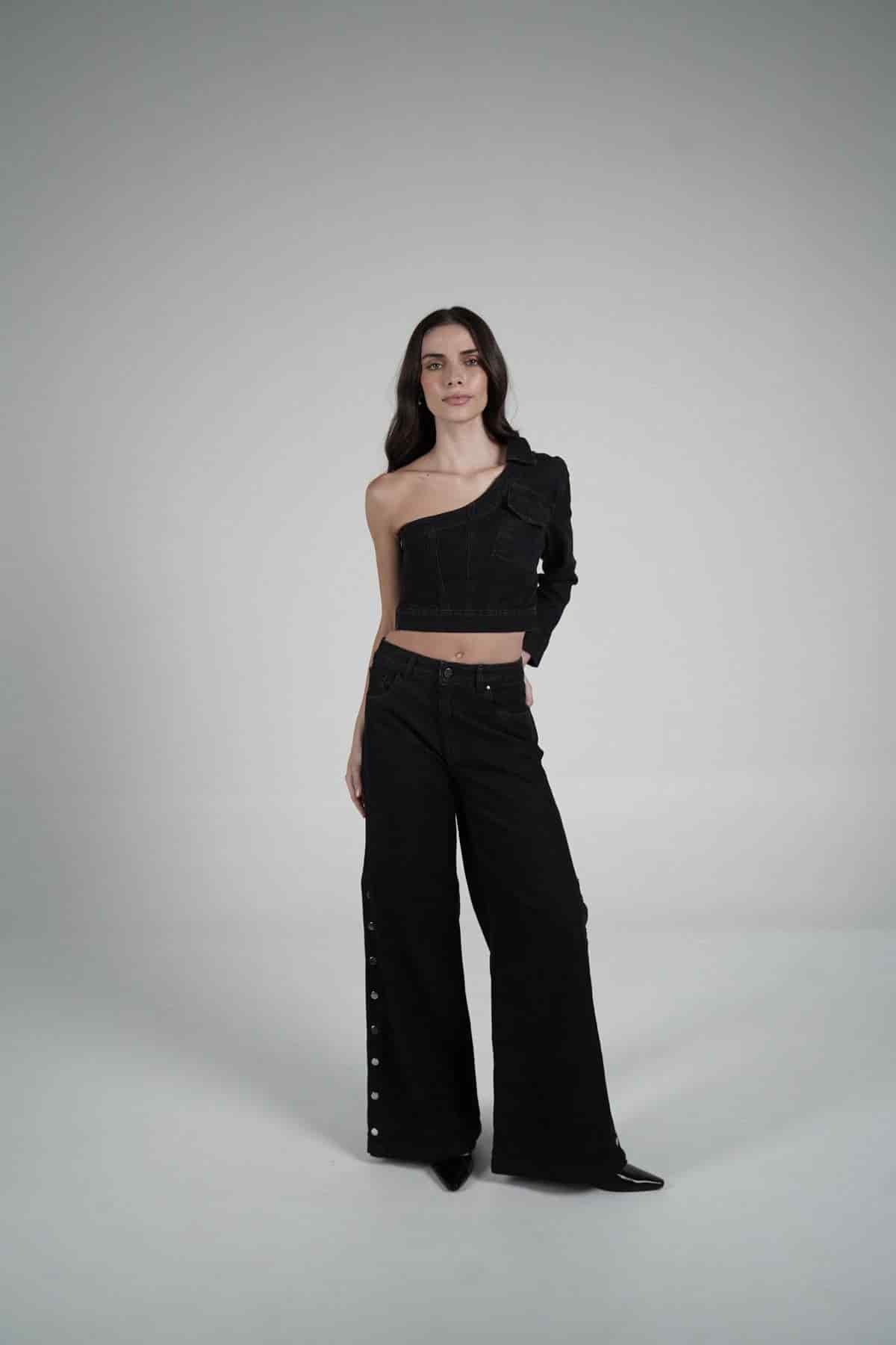 Side Buttons Jeans - miniatura 1
