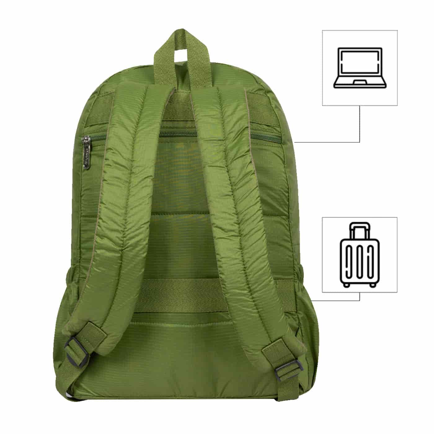Morral Urbano Citybags Light Verde Pino - miniatura 4