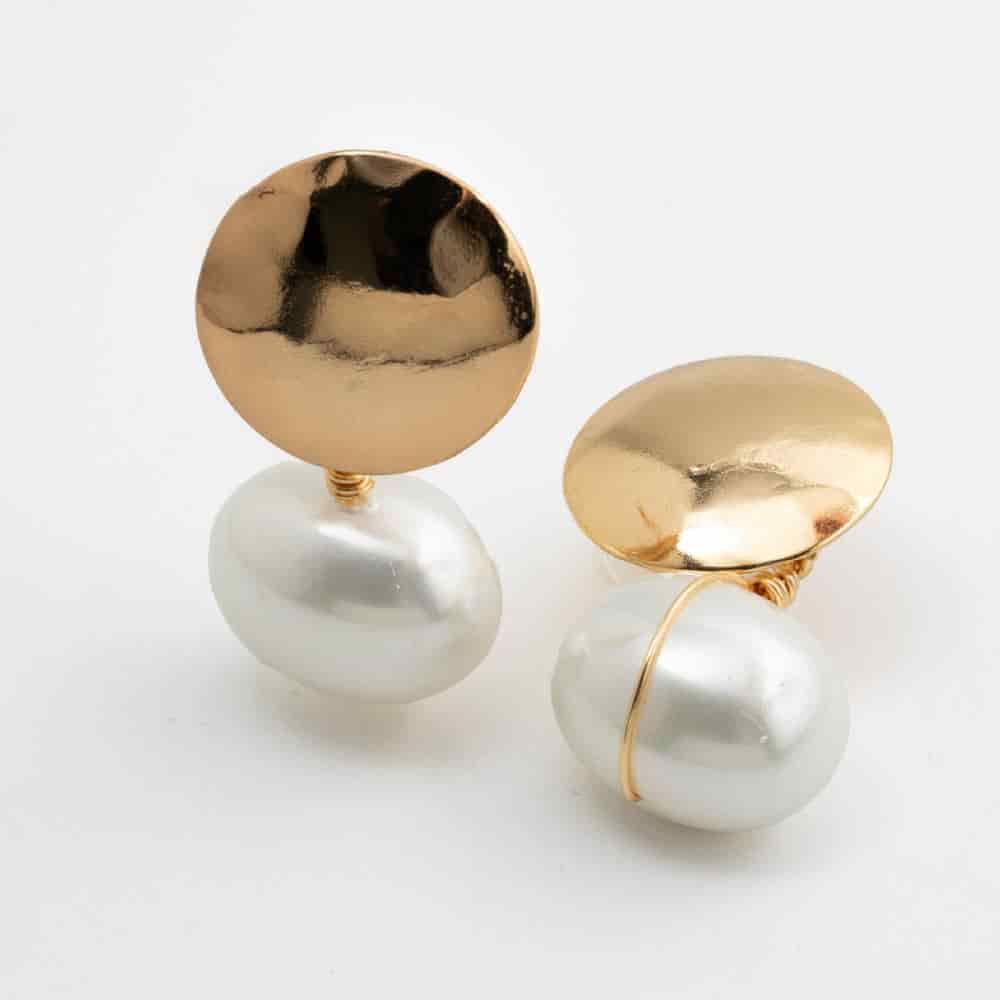 Aretes Impulso Dorado - miniatura 1