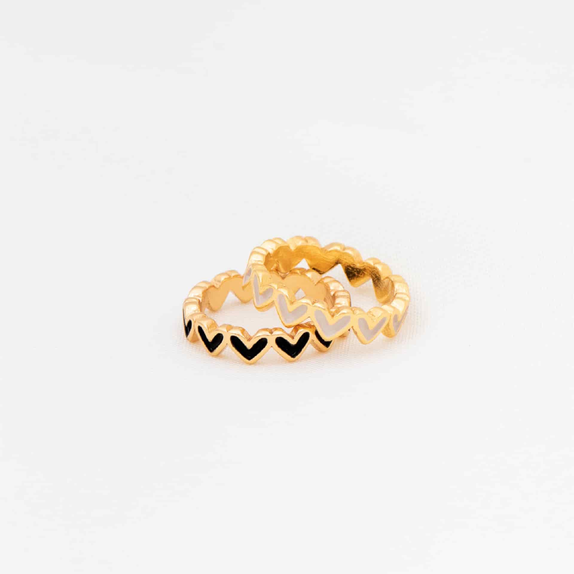 Set Anillo x2 Multicorazones - miniatura 1