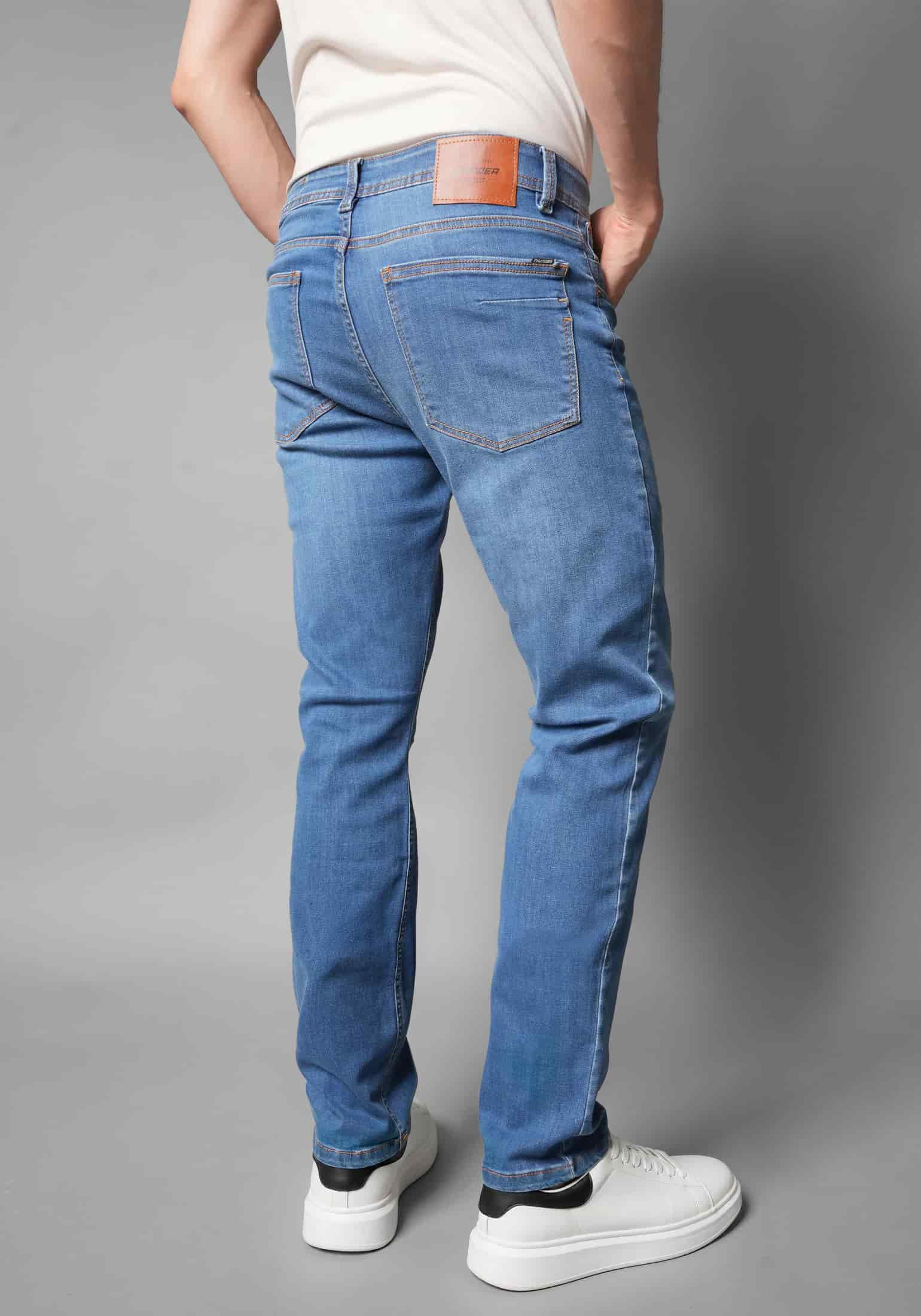 Jean para Hombre en Tono Azul Medio Thunder - miniatura 2