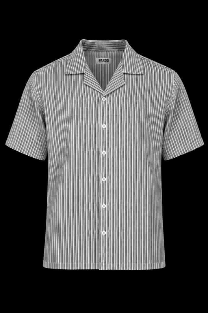 Camisa tejida rayas negras - miniatura 2