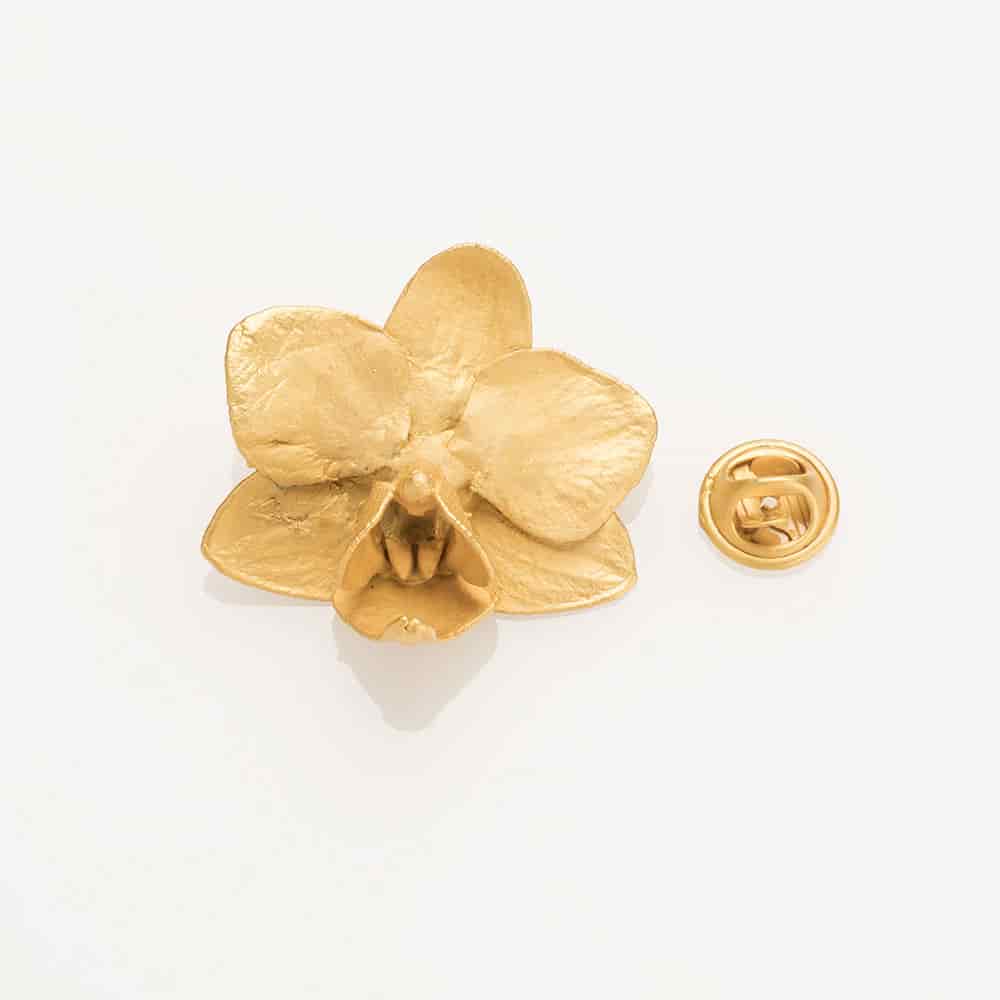 Mini Phalaenopsis Orchid Button - miniatura 2