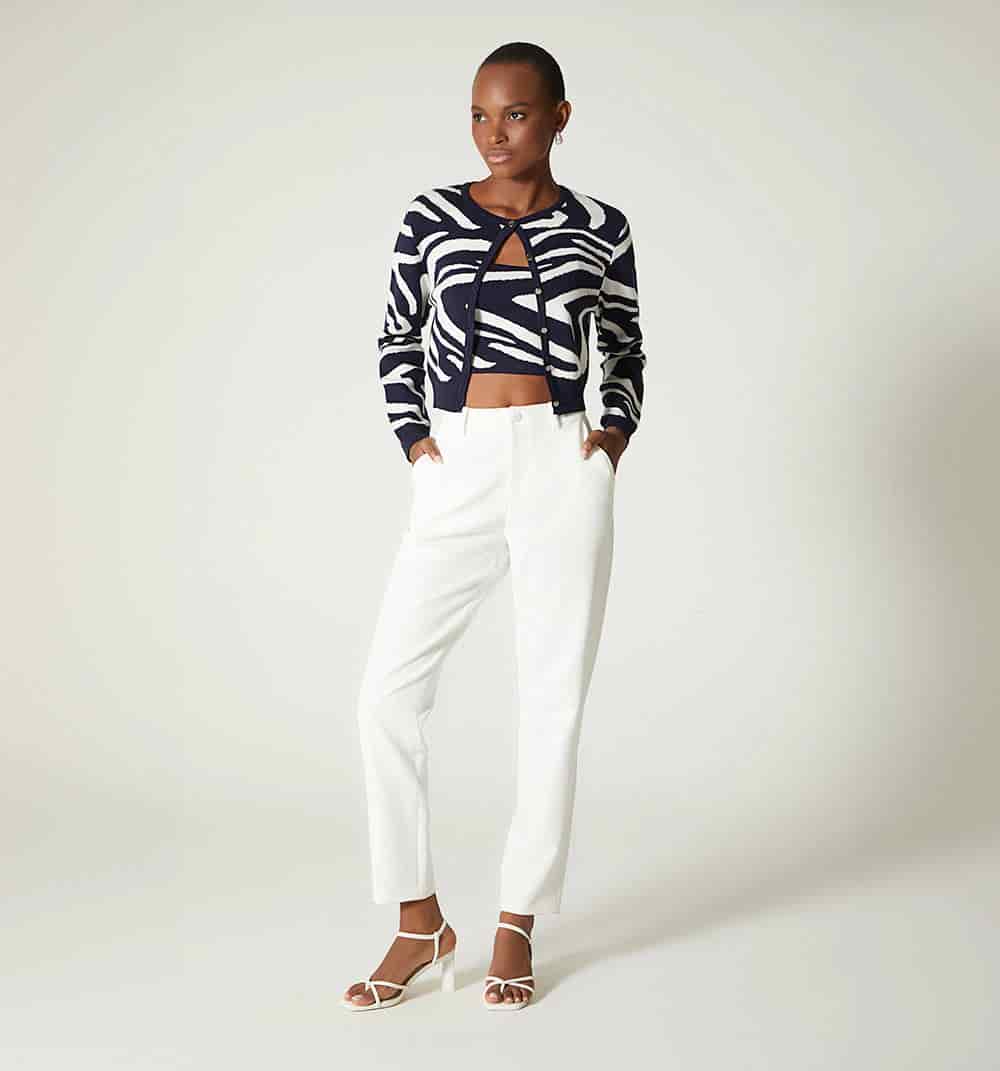 Pantalon Con Pretina En Satin - miniatura 5