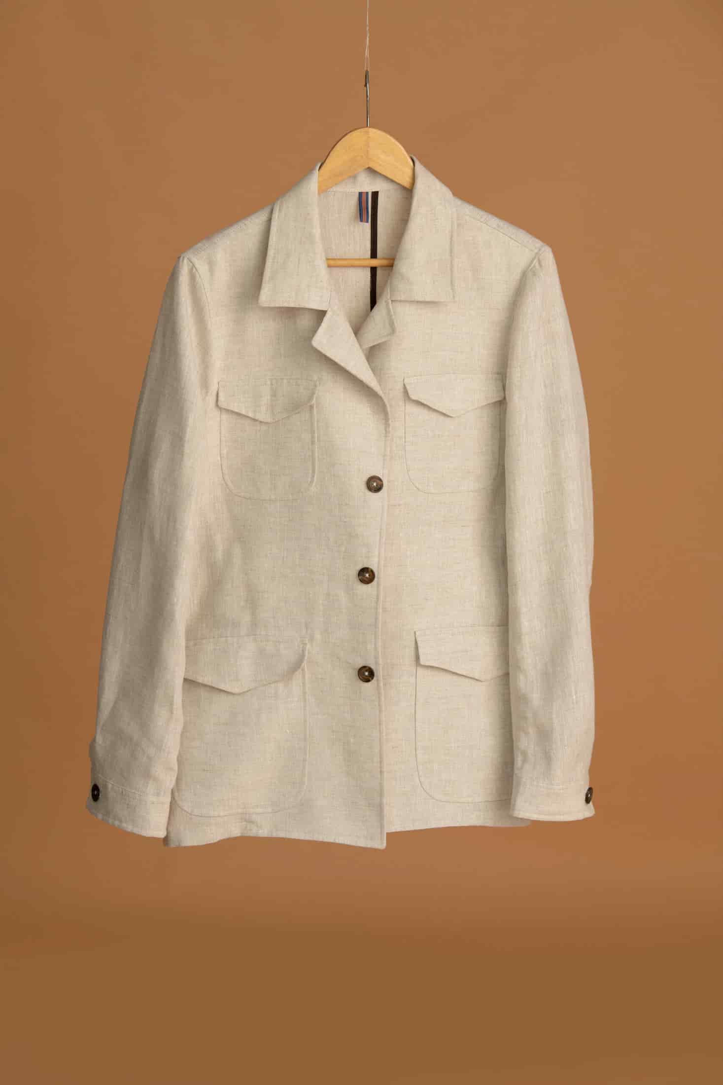 Chaqueta Safari Lino Arena - miniatura 5