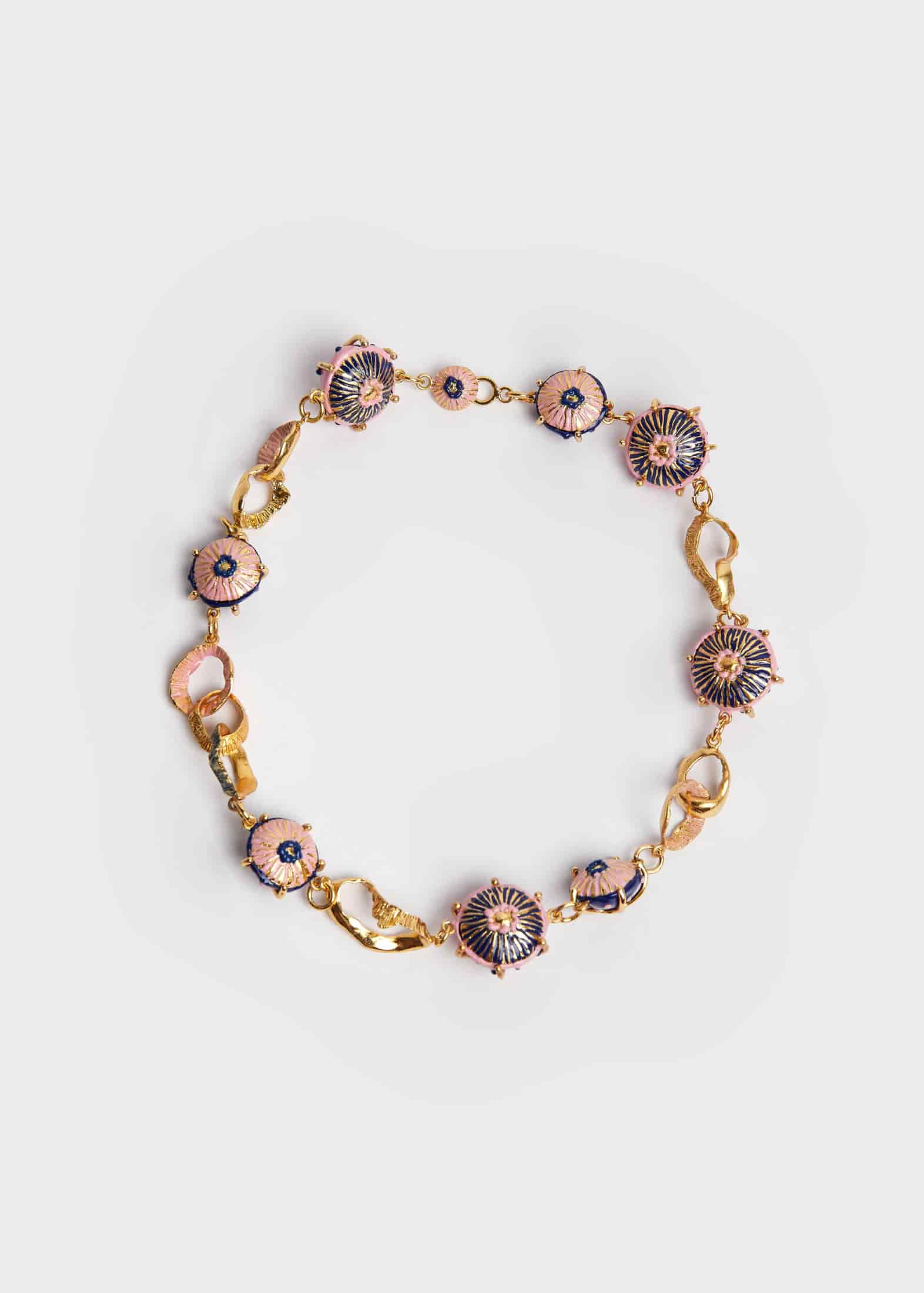 Choker sombreritos azul rosa - miniatura 1