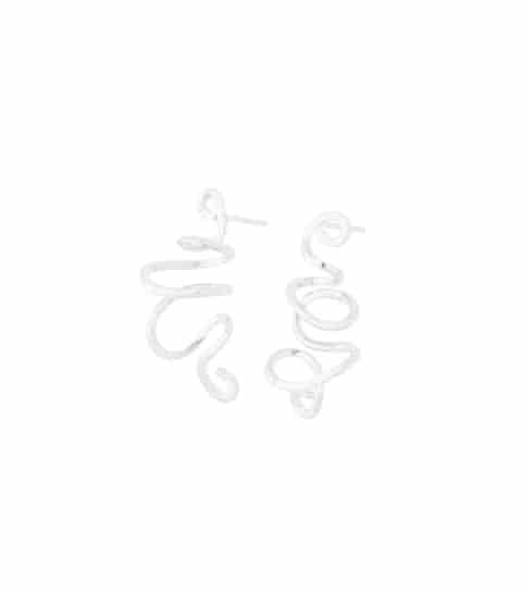 Aretes Corazón Infinito Dorado Pequeño - miniatura 1