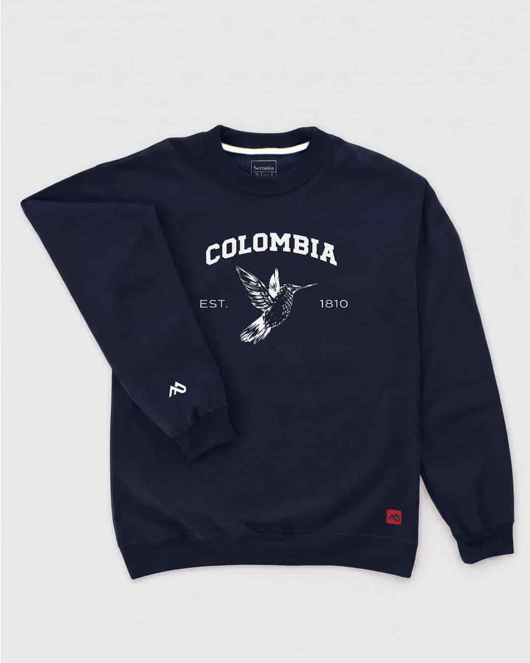 Buzo Unisex Colibrí Azul Oxford - miniatura 2
