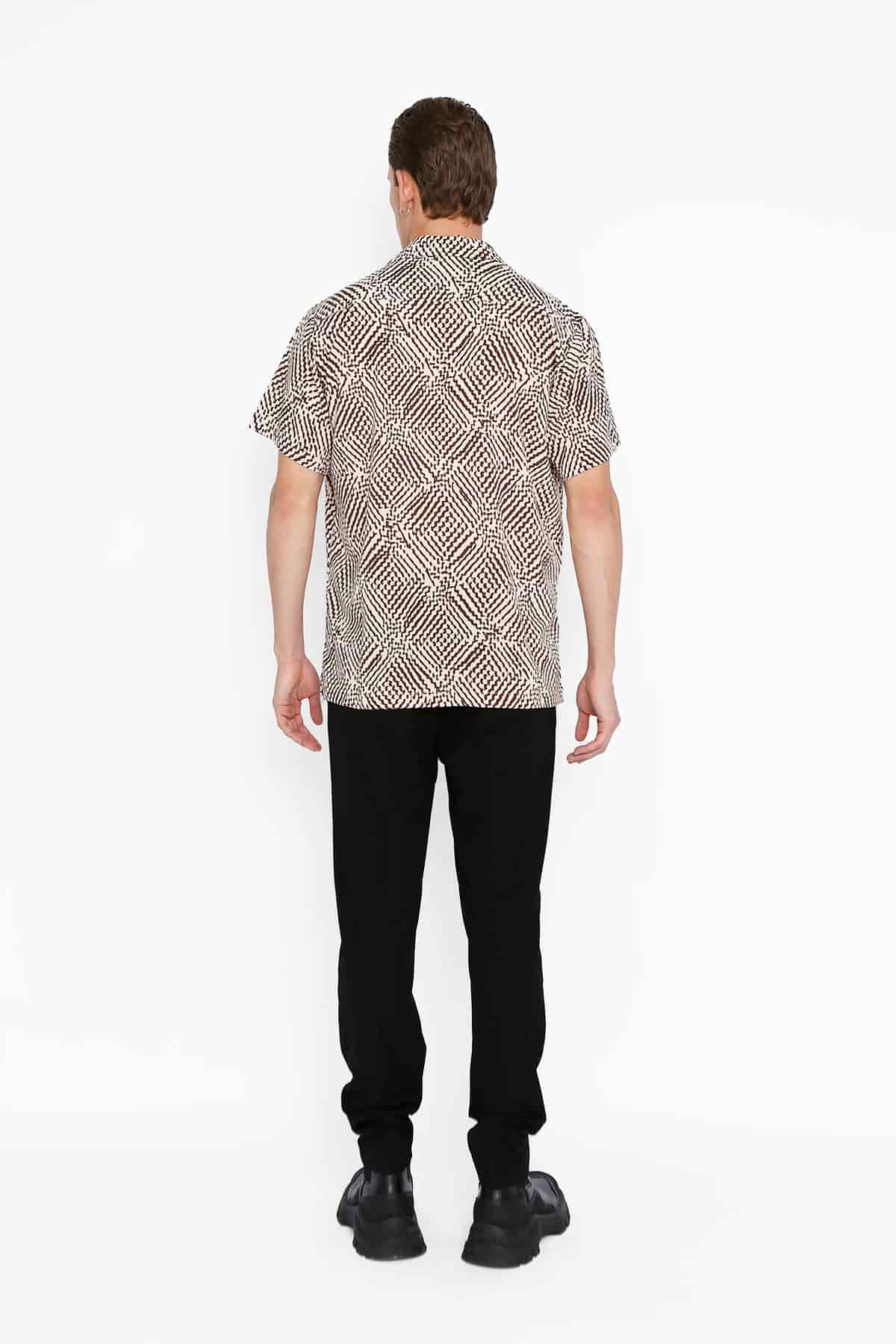 Camp Shirt in Geoprint - miniatura 4