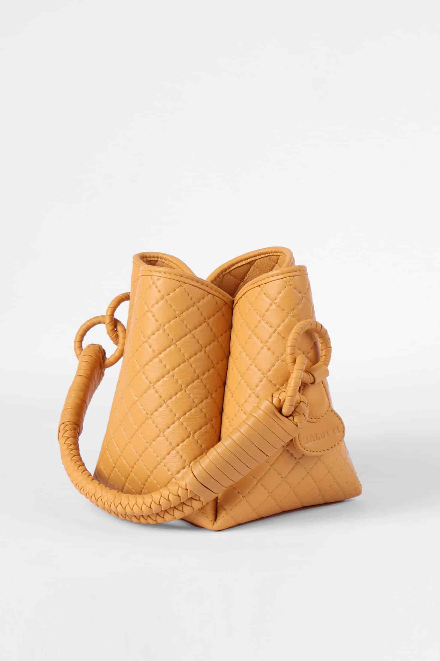 Tulip Mini Bucket Bag, Yellow - miniatura 4