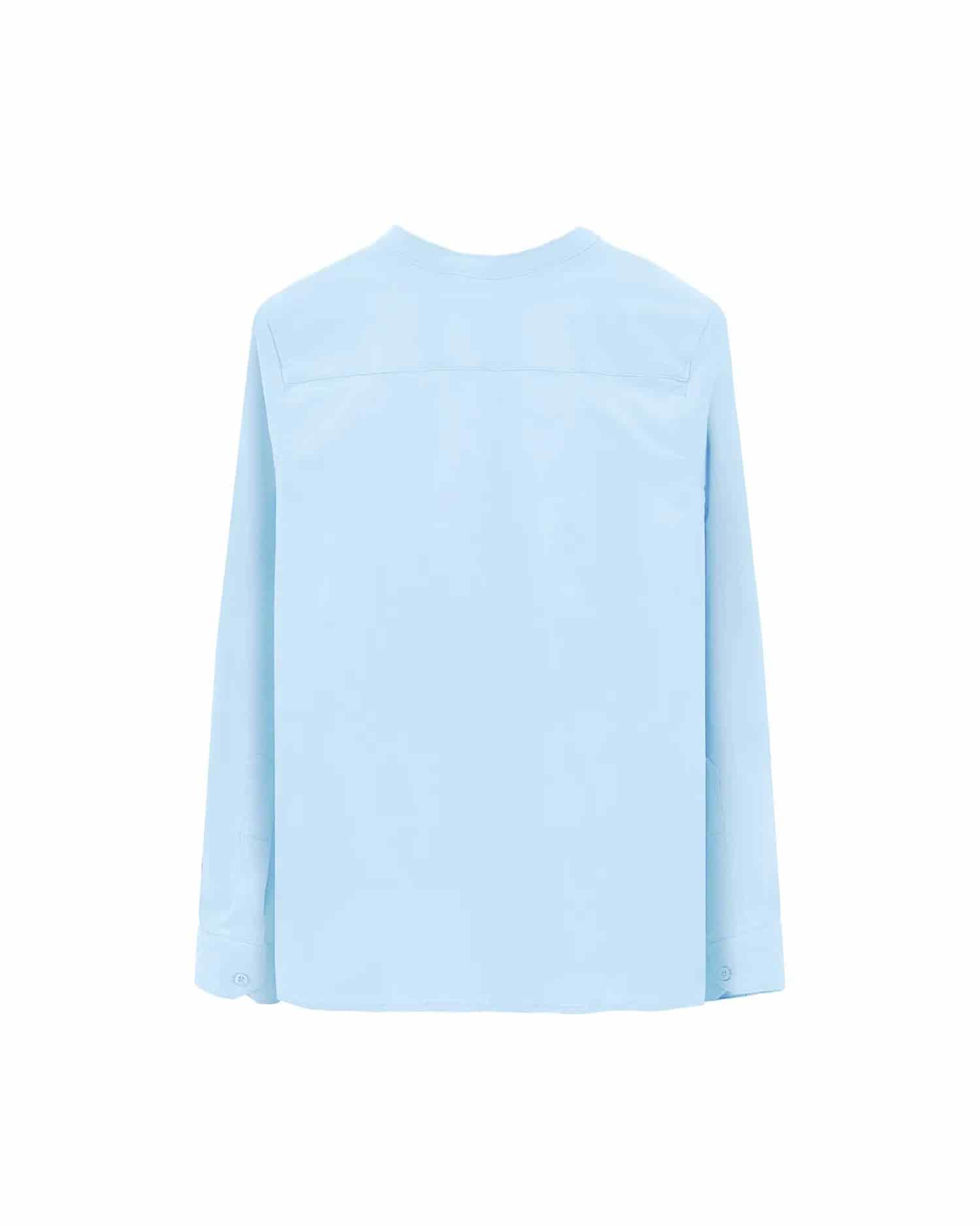 Camisa Oxford Celeste - miniatura 4