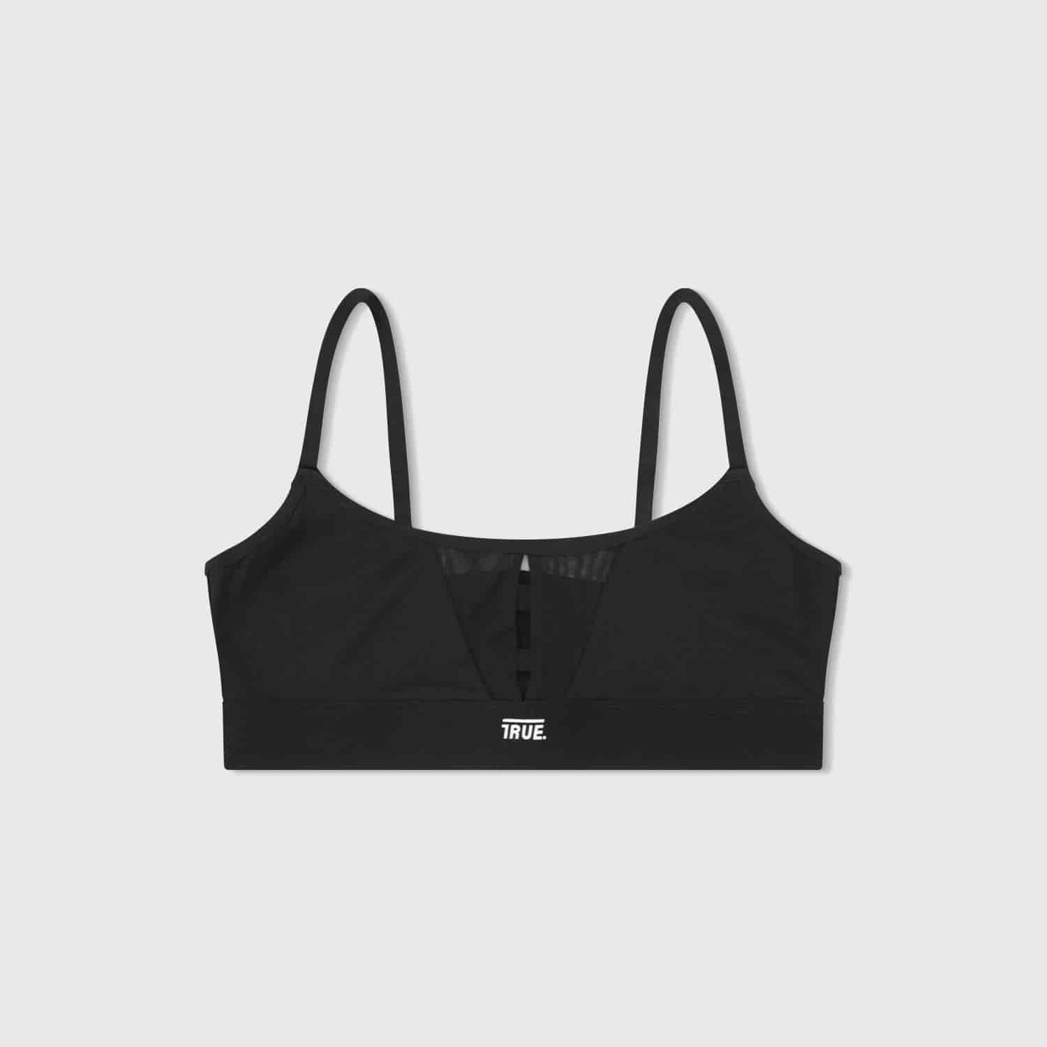 Mesh Cut-Out Top - Black - miniatura 1