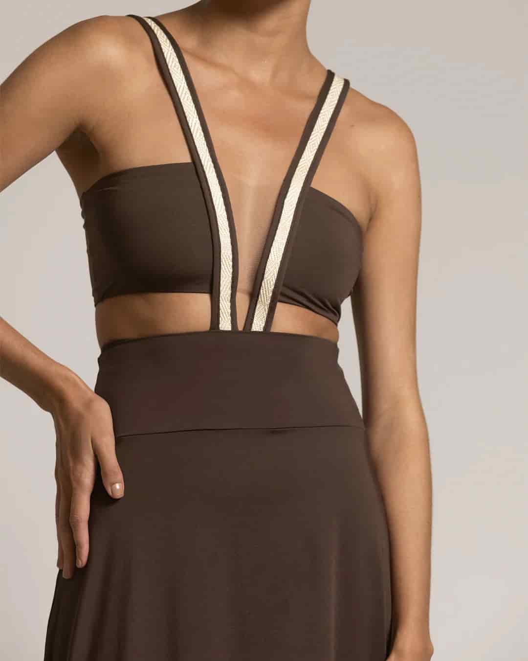 JUANA SKIRT / Café Oscuro - miniatura 9