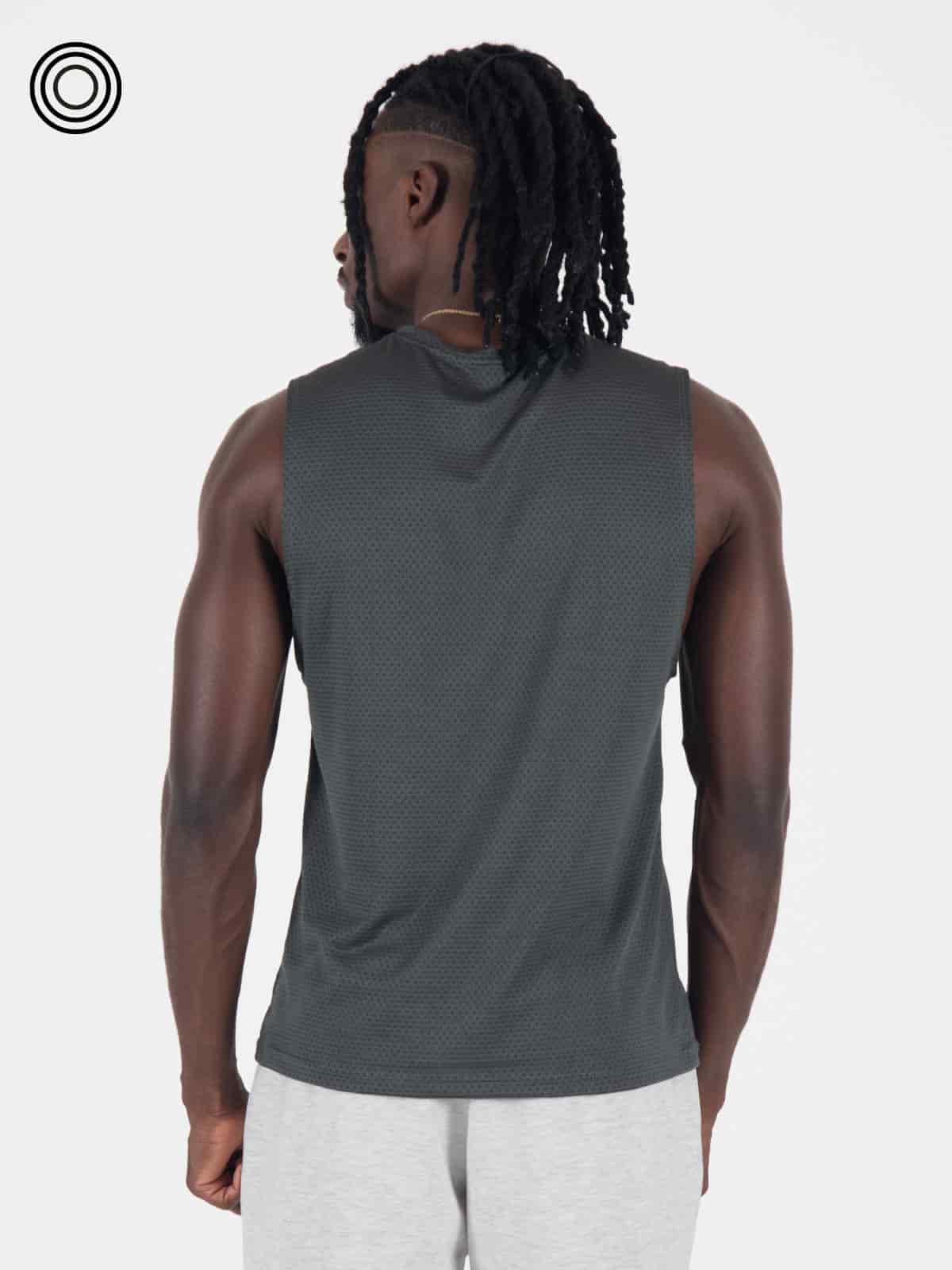 camisilla hombre panal gris oscuro - miniatura 2
