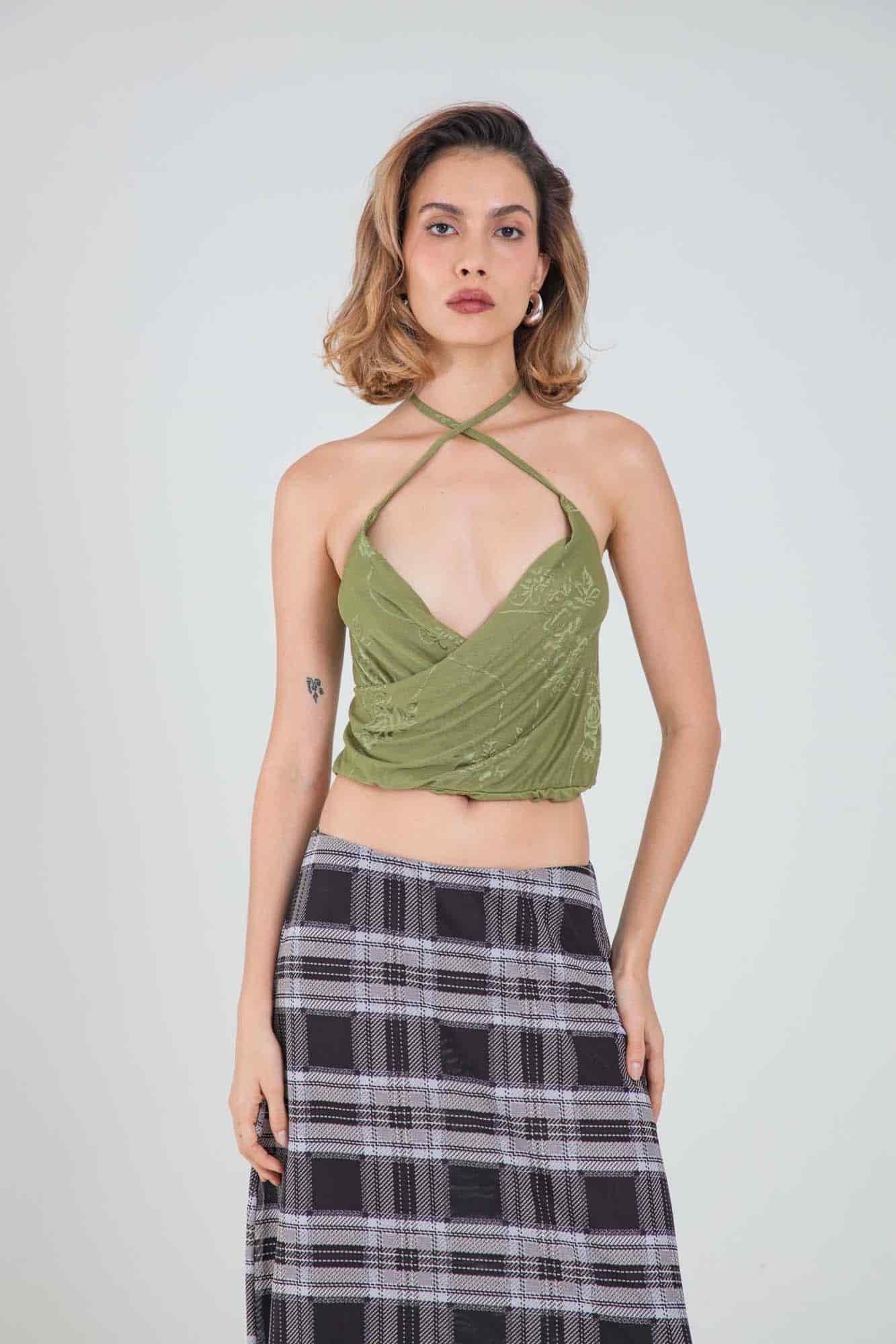 SIENNA GREEN TOP - miniatura 2