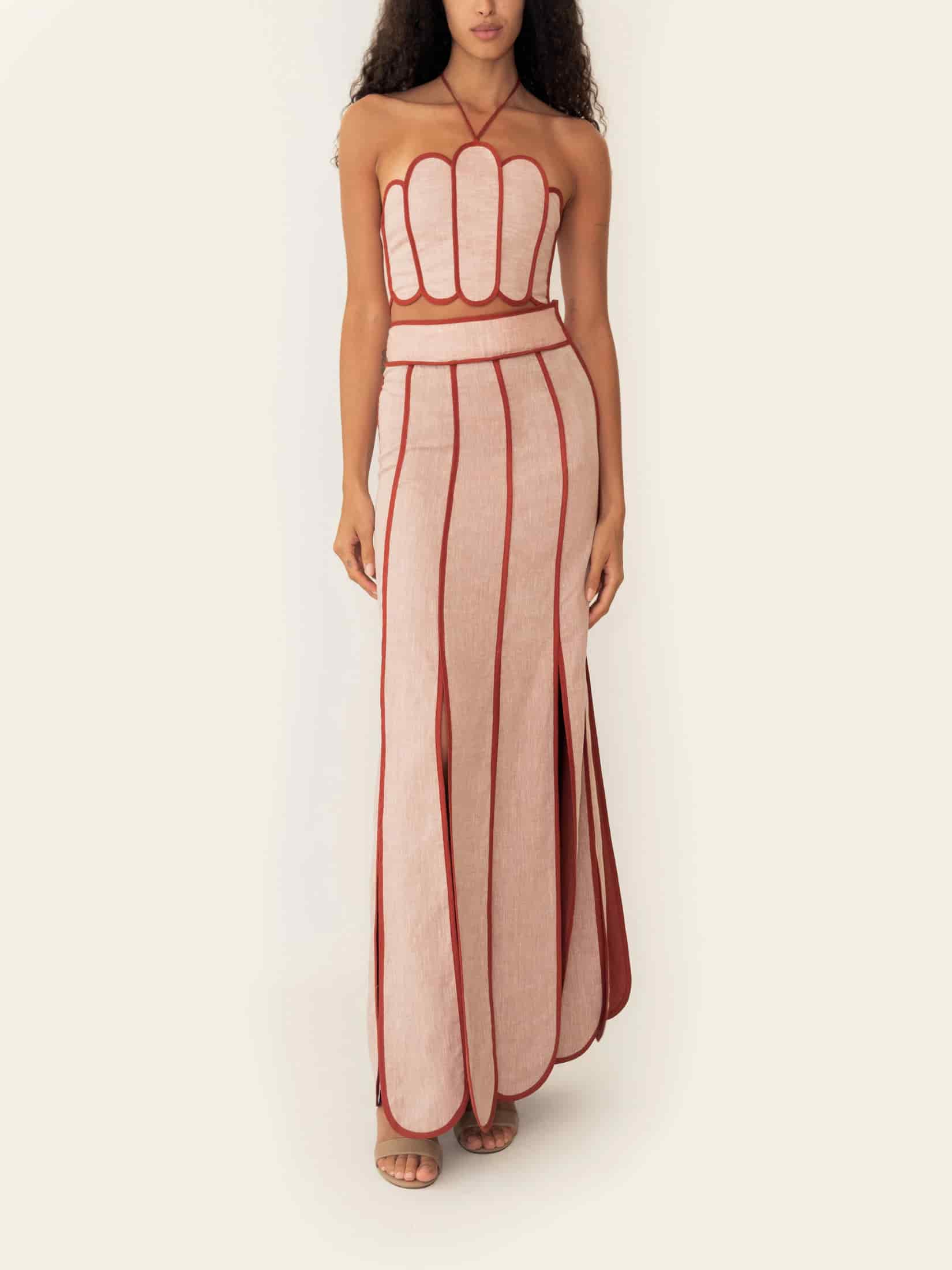 ANTONIA DRESS SUNSET ORANGE - miniatura 2