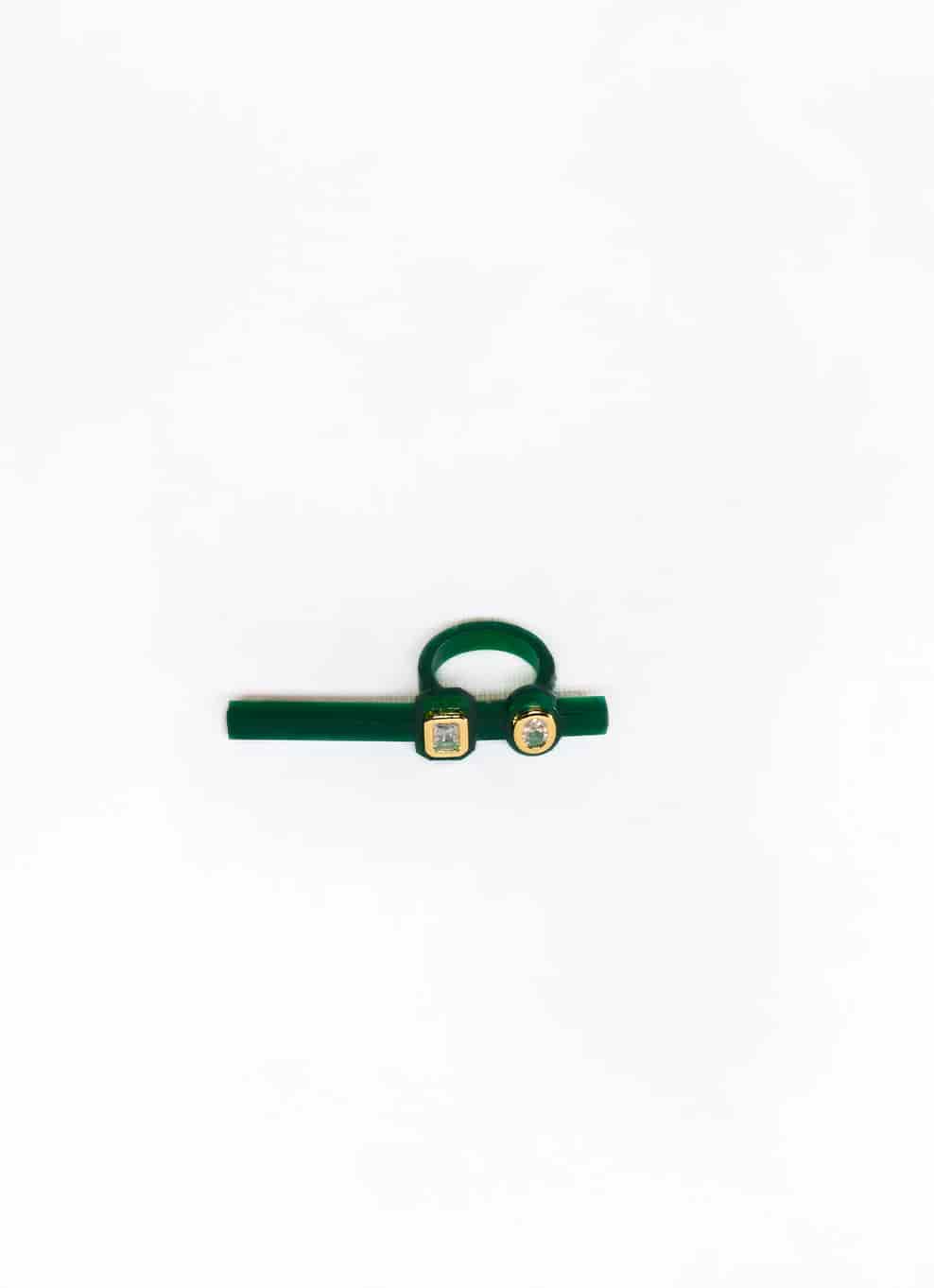 JVxTH -  GREEN BAR RING - miniatura 4