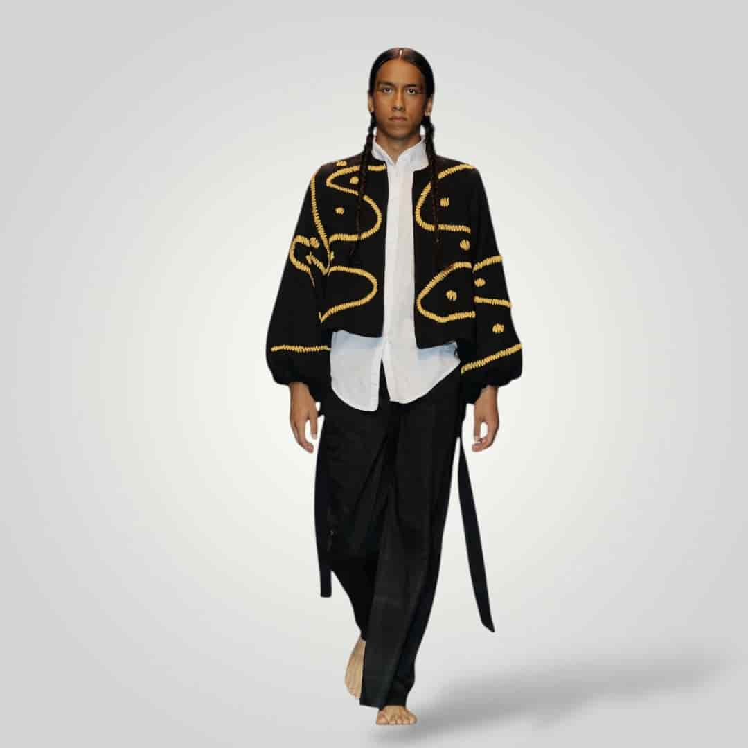 CHAQUETA ASIMETRICA - miniatura 1