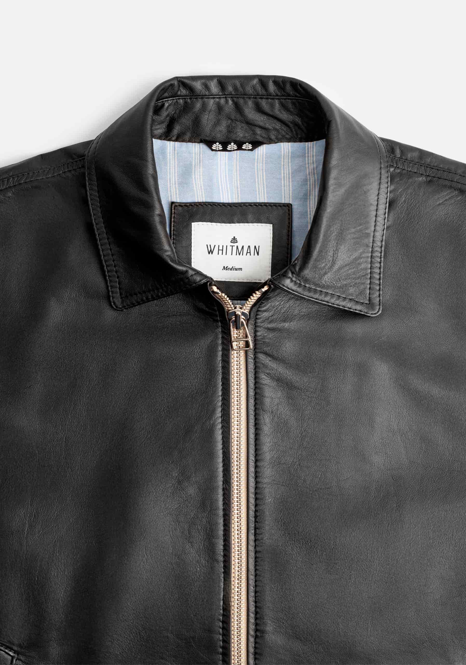 Chaqueta H Pilot Cuero Negro - miniatura 2