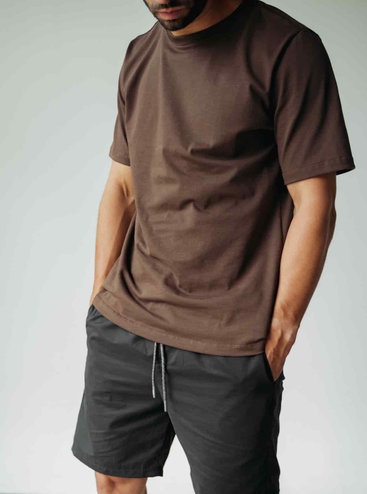 Camiseta Hombre Regular Fit - Brown - miniatura 6
