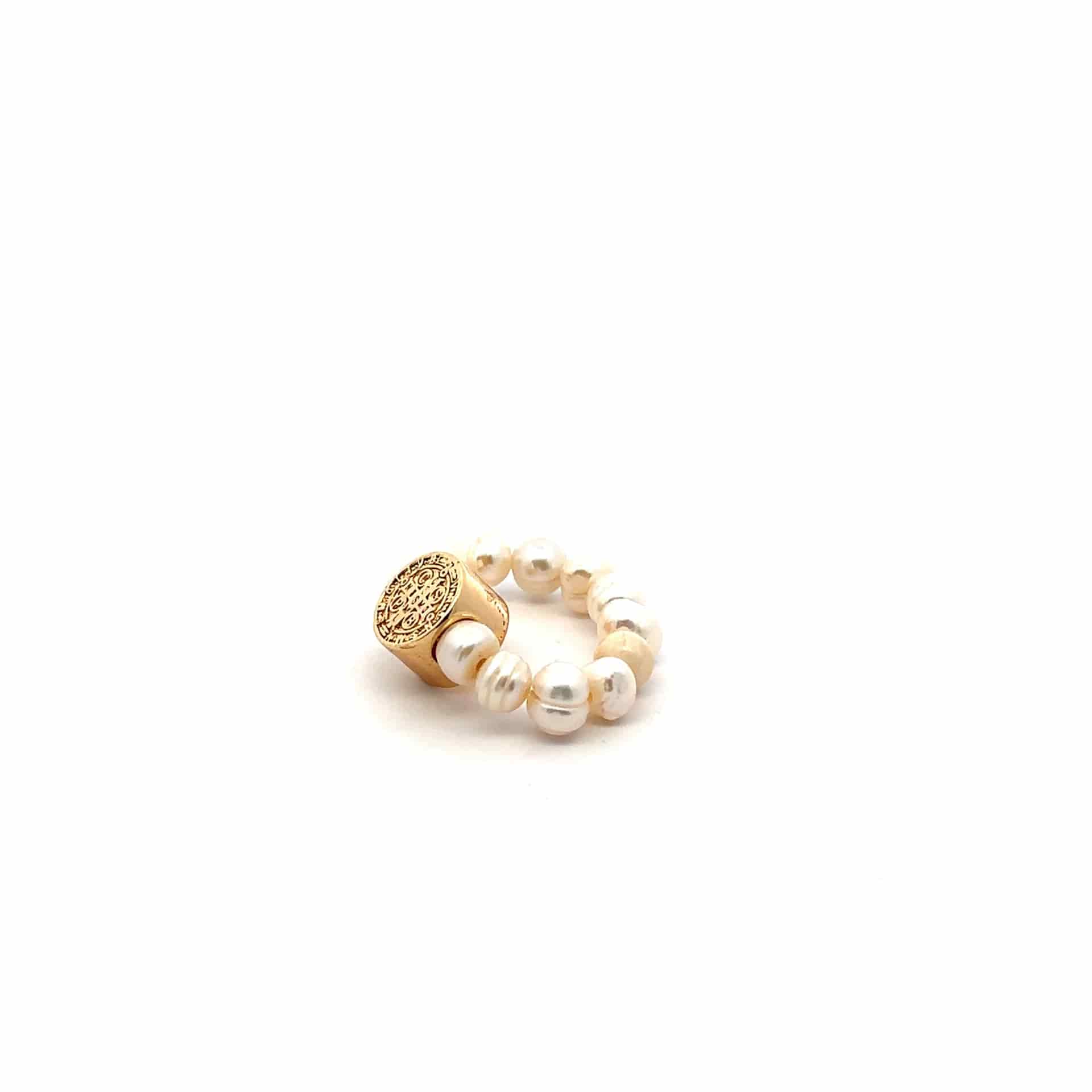 S. Benito Pearl Ring - miniatura 1