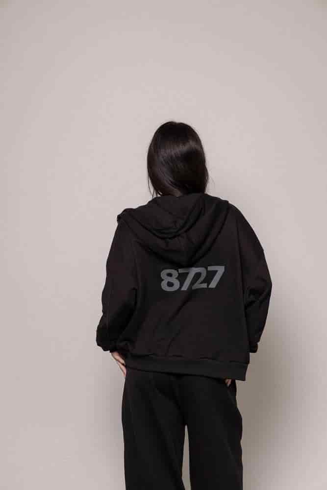 Hoodie 87/27 Sgo Dama-Negro - miniatura 3