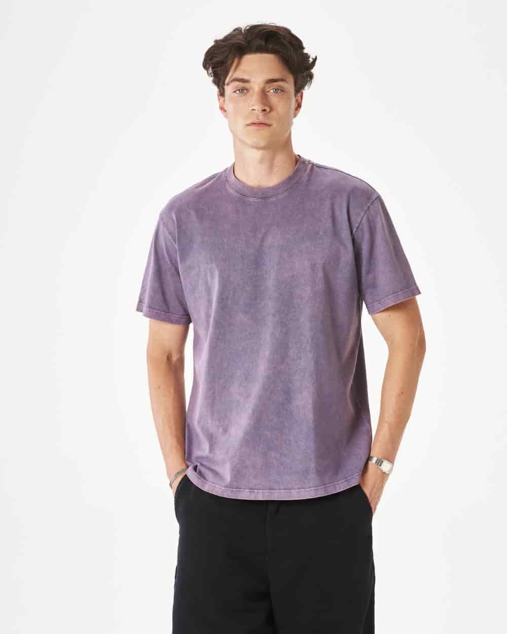 WASHED PURPLE TEE - miniatura 1