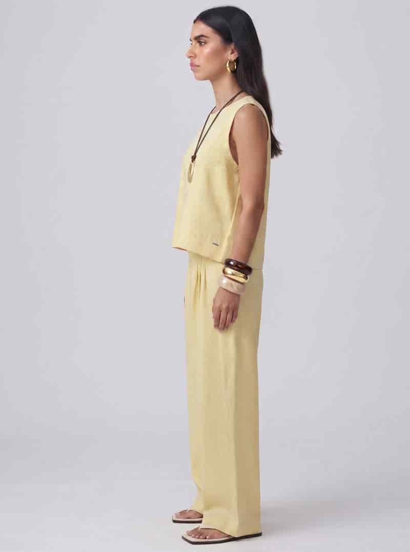 PANTALÓN CANVAS AMARILLO - miniatura 3