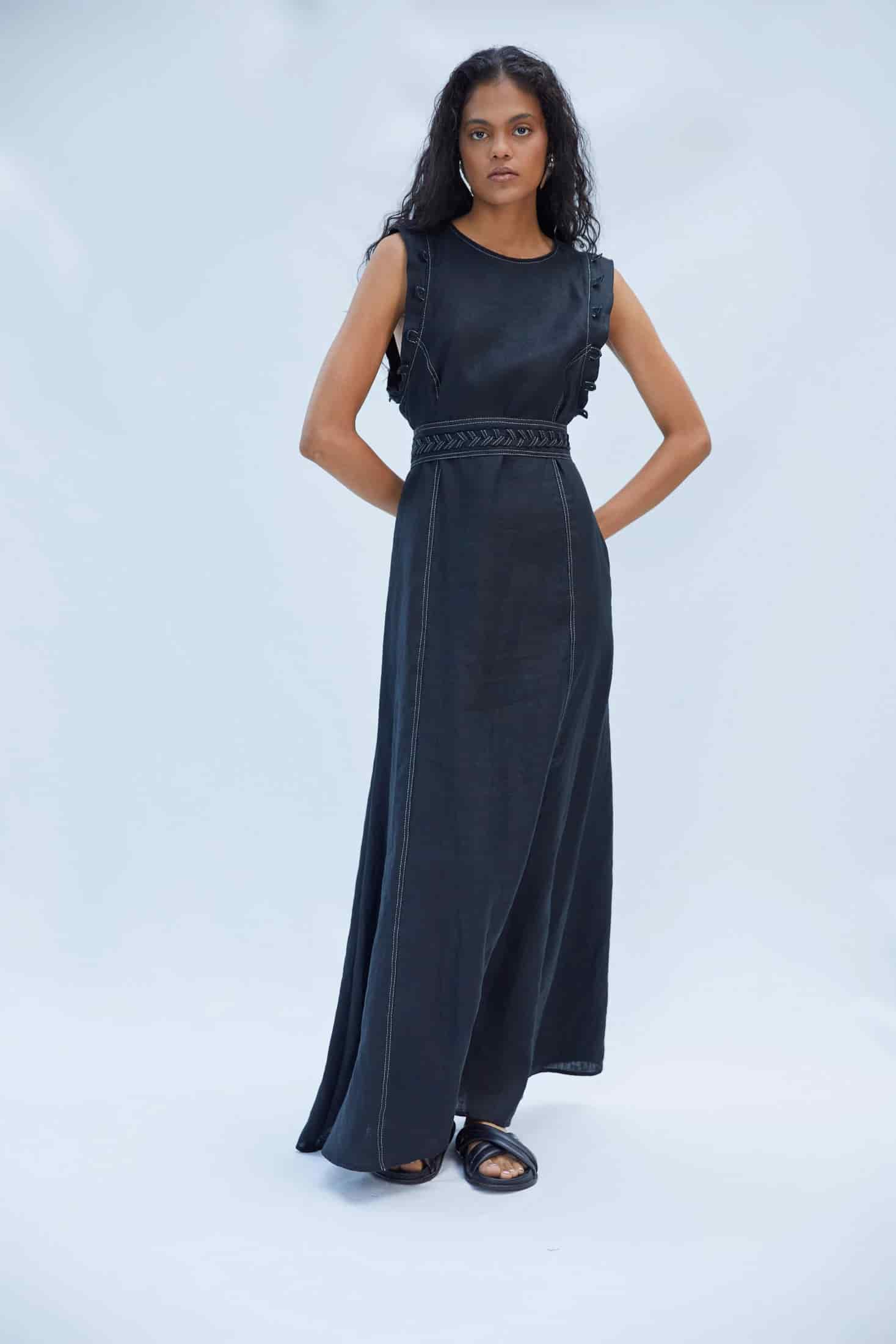 JULY DRESS BLACK - miniatura 3
