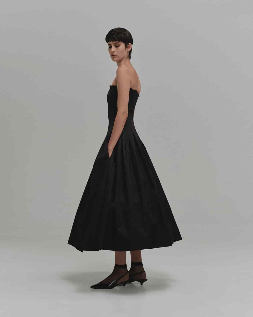 "CAMELIA" MIDI DRESS - miniatura 4