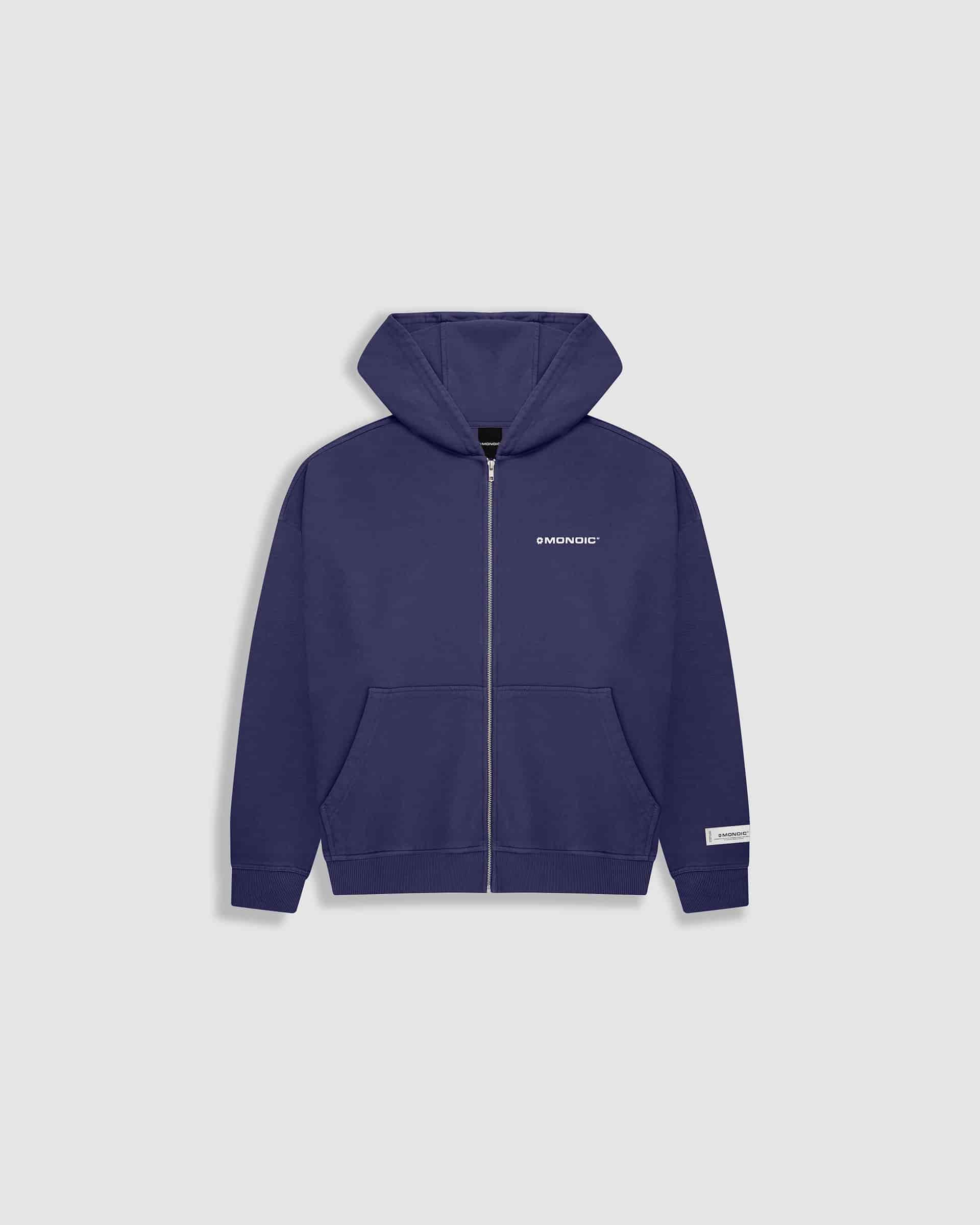 Zip Hoodie Oversized Básico V3 - Lavanda - miniatura 1