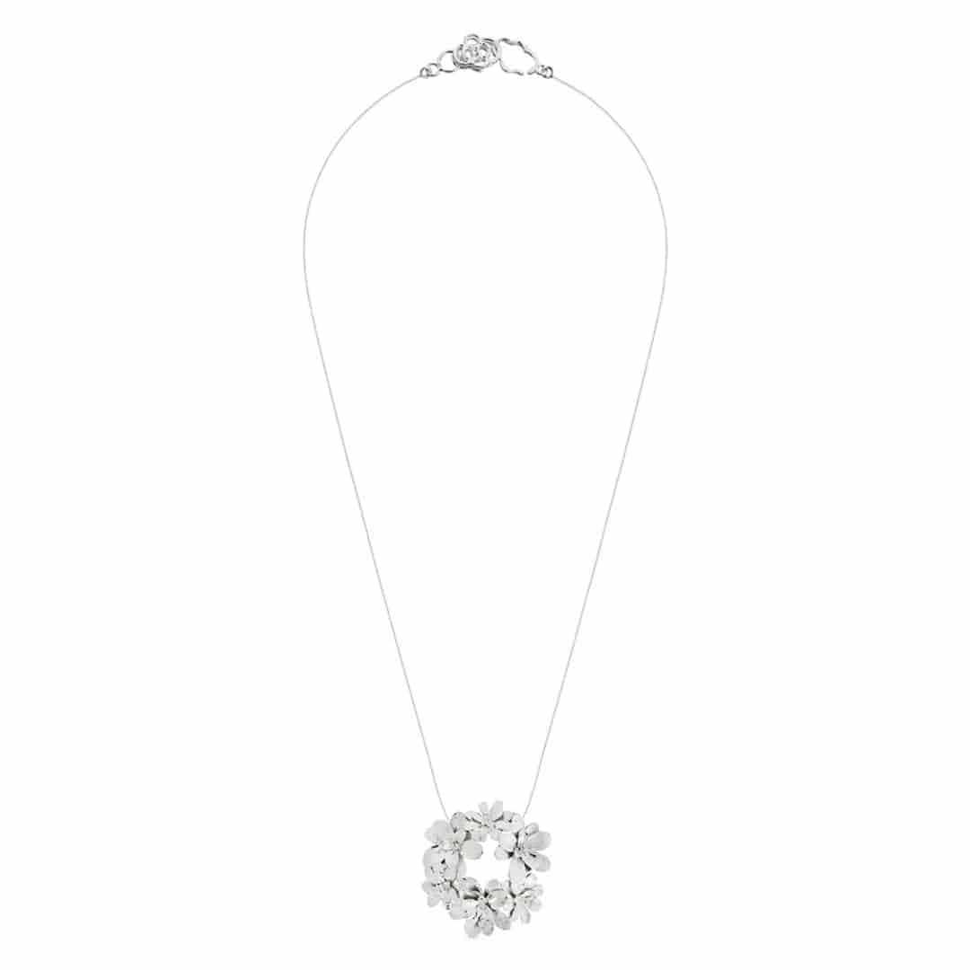 Collar miniterrario Angie en plata - miniatura 2