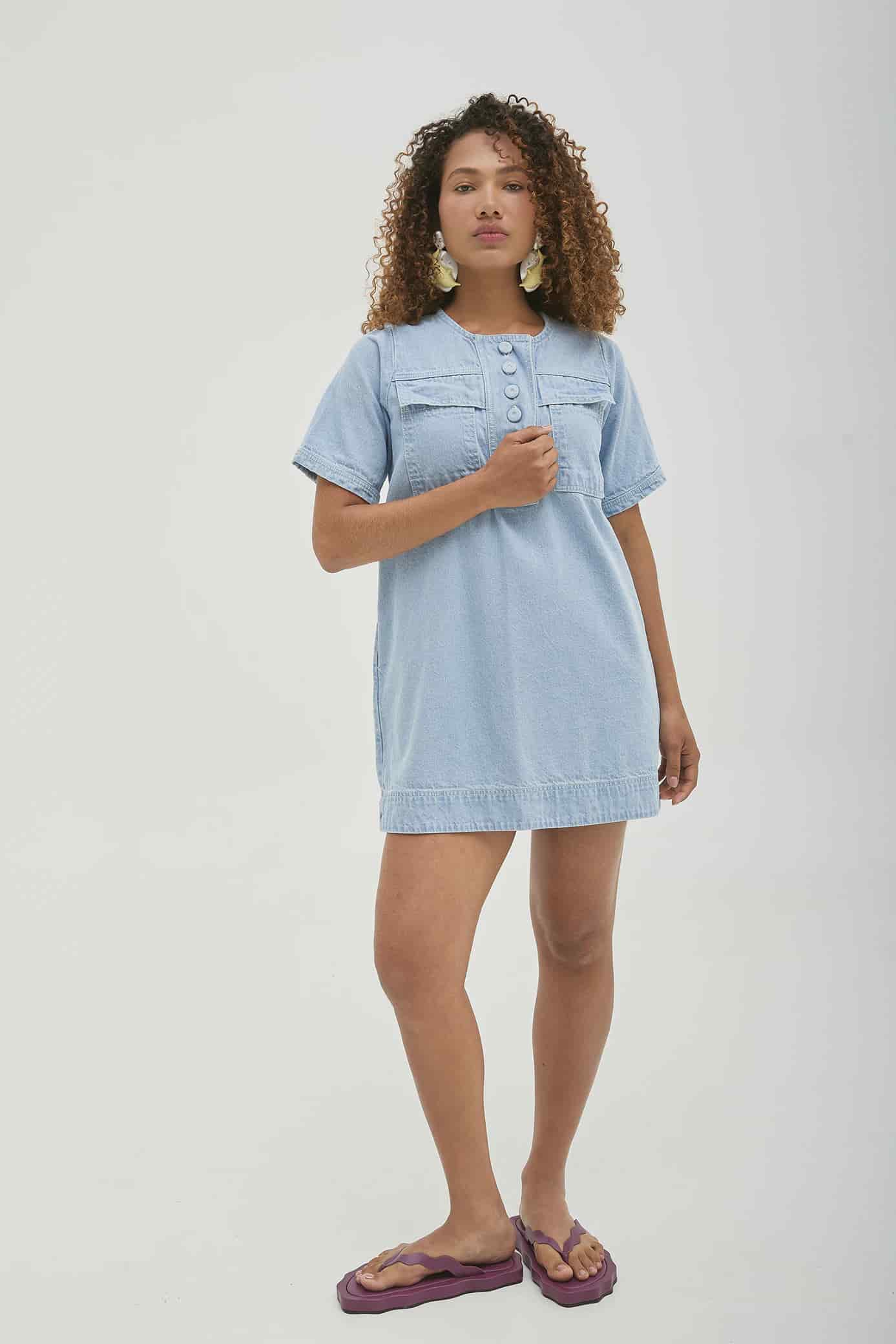 Vestido Brisa Denim - miniatura 2