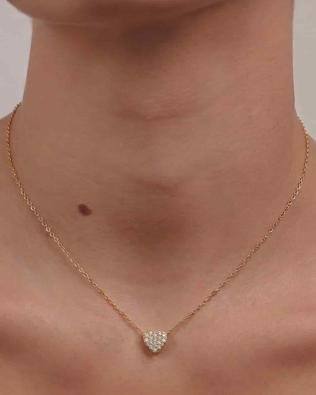 Collar Corazón Pavé - miniatura 3