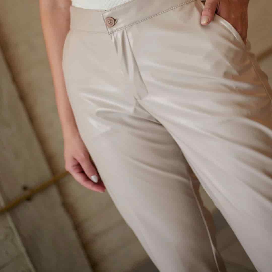 Pantalón Cuerina Almendra - miniatura 4