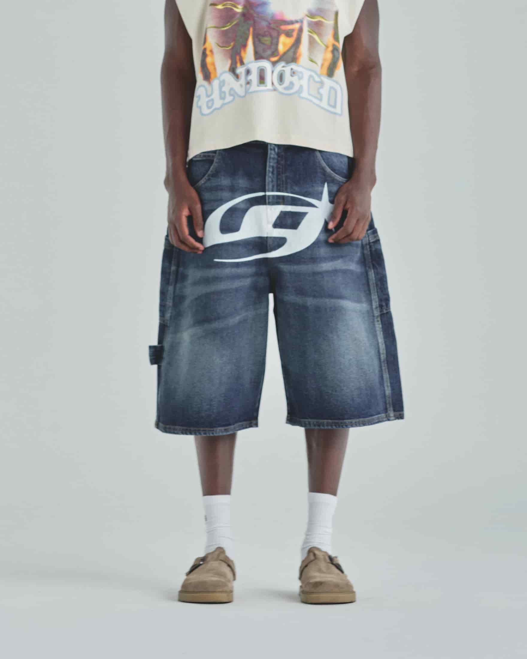 Act 1 UG Star Denim Jorts Medium Blue - miniatura 2