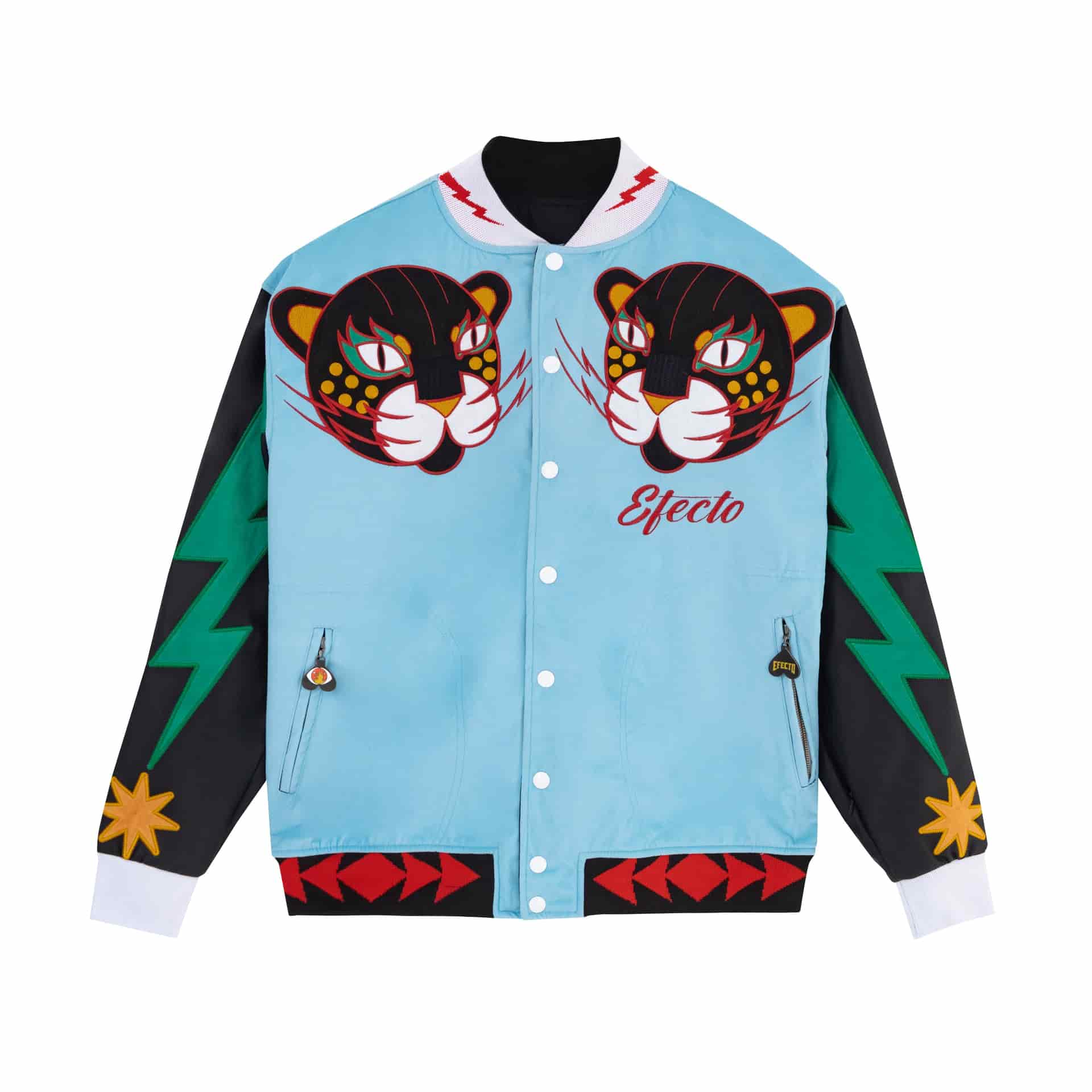 JACKET REVERSIBLE FELINE THUNDER AZUL - miniatura 1