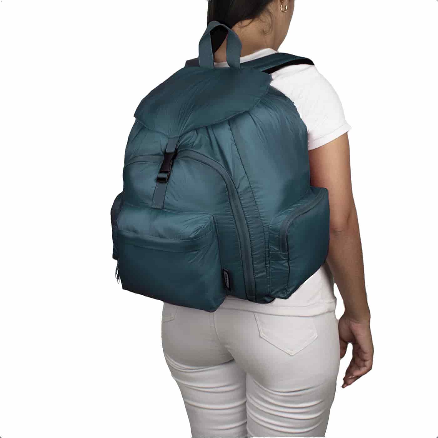 Morral Mochilero Pequeno Citybags  Azul Oscuro - miniatura 6
