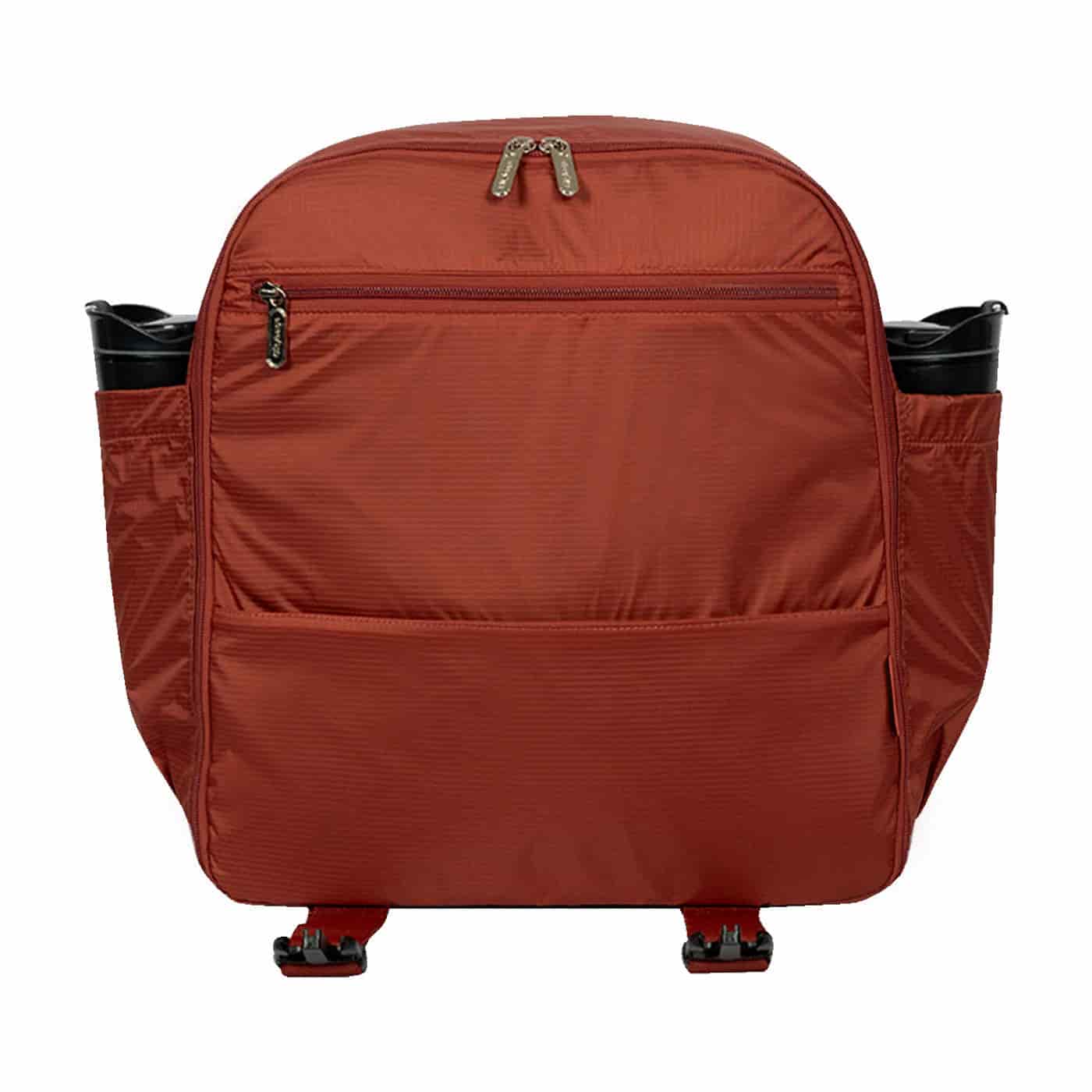 Morral Cabina Tapa Citybags Rojo Carmin - miniatura 3