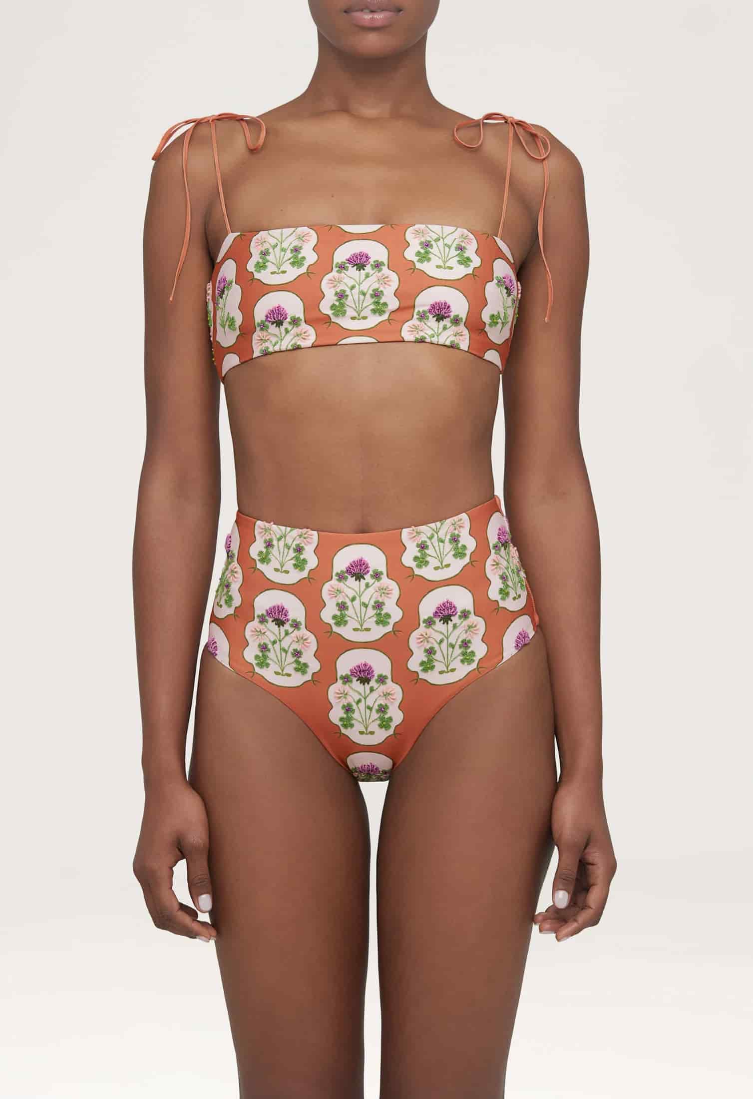 Magenta Trebol Bikini Bottom - miniatura 8