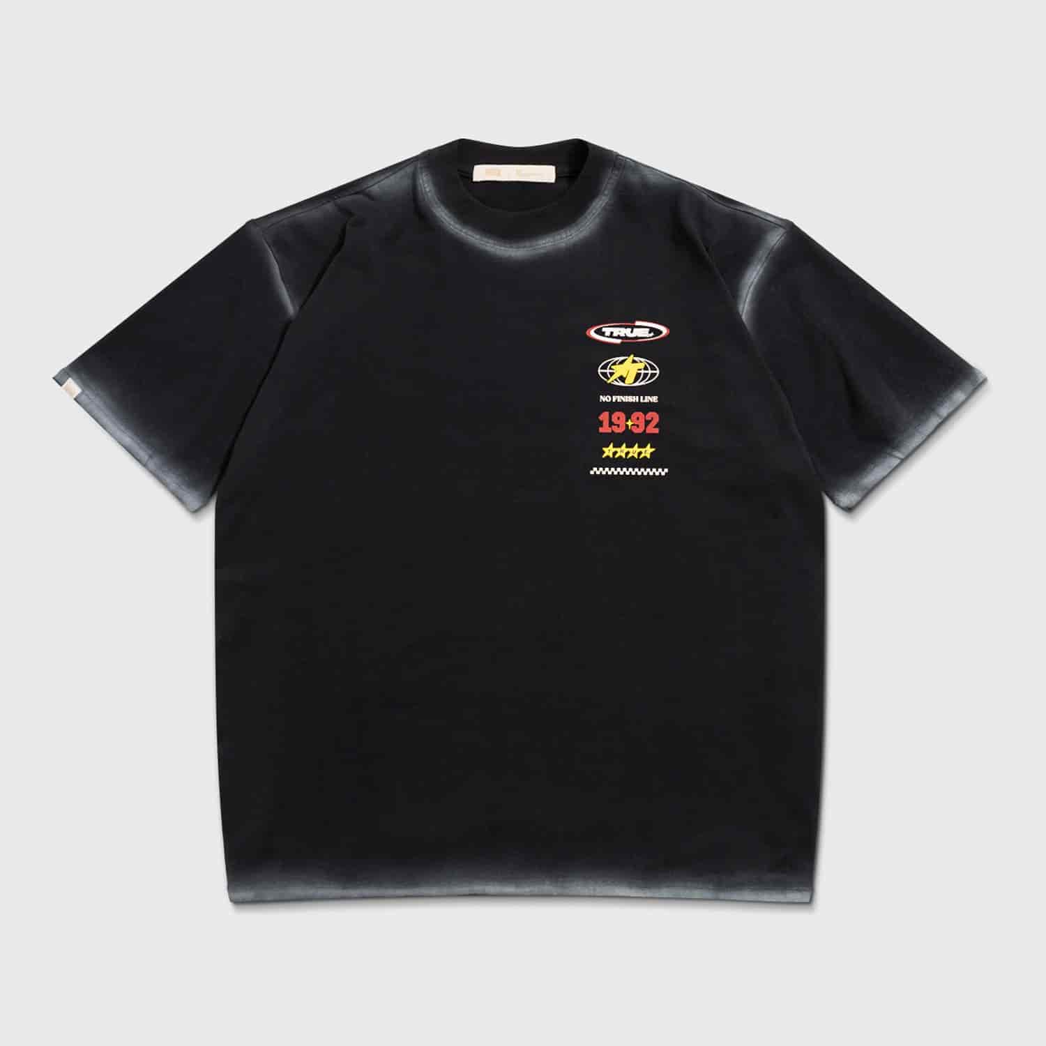 No Finish Line Oversized T-Shirt - Black - miniatura 1