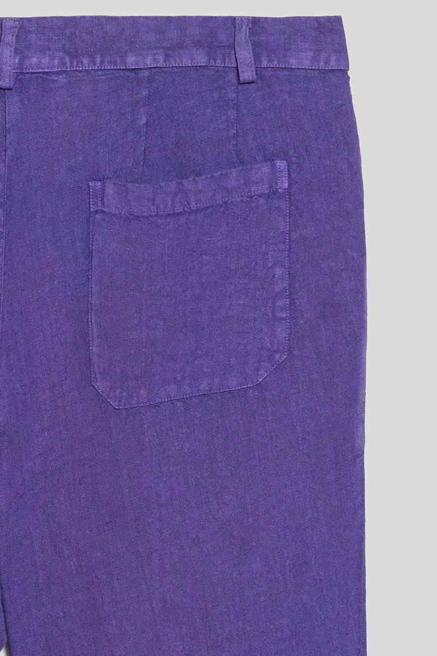 Men's linen pants grape donato - miniatura 3