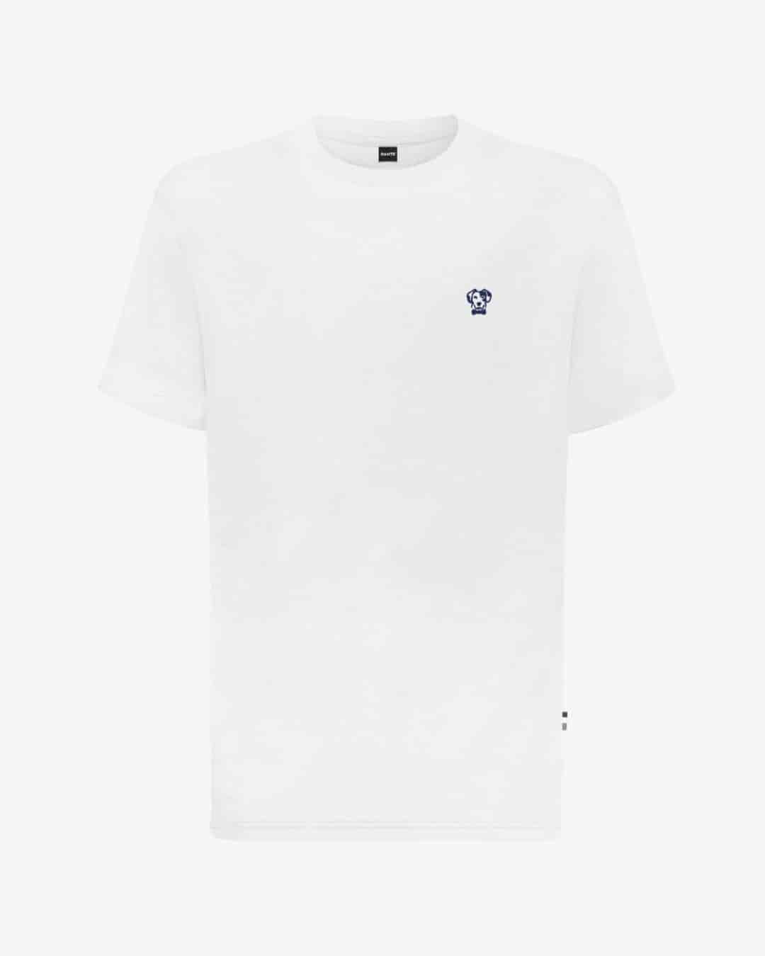 Camiseta Antimanchas Blanca Logo Azul Oscuro - Talla Regular - miniatura 4