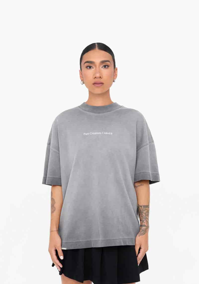 Áurea grey washed t-shirt - miniatura 5