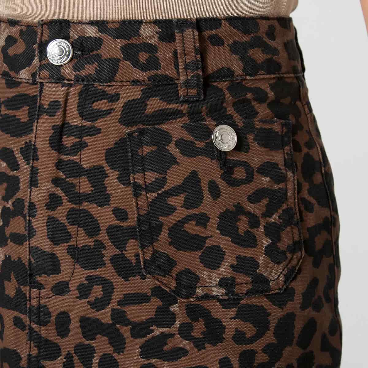 Falda Larga Slim Animal Print Midi Gadiel - miniatura 4