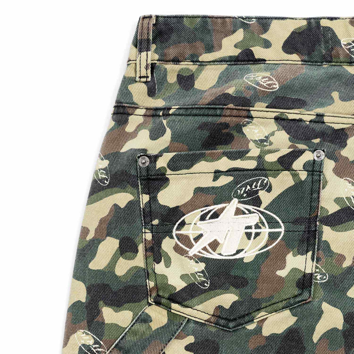 Racing Camo Carpenter Pants - Green - miniatura 4