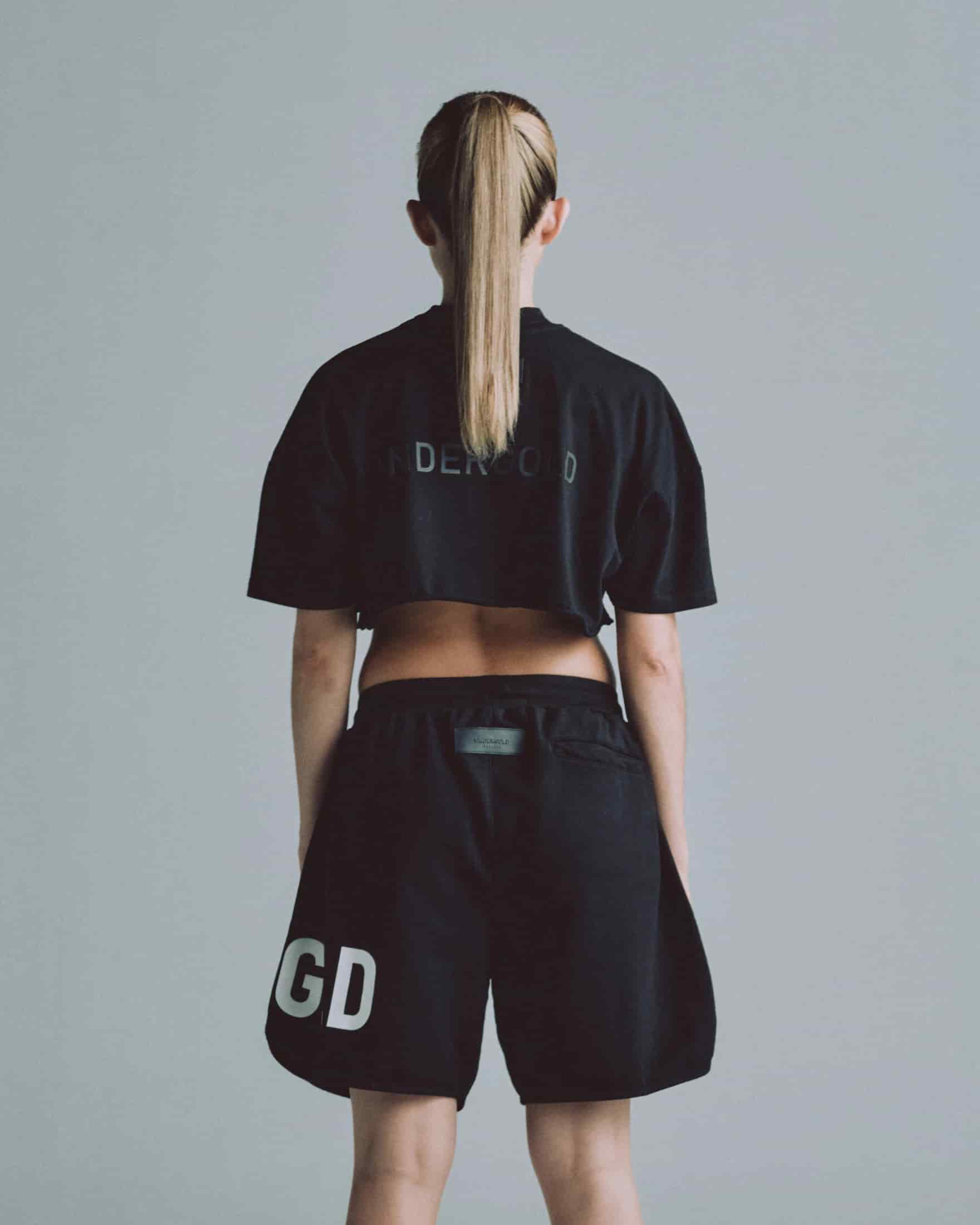Line Logo Crop Top Black - miniatura 5